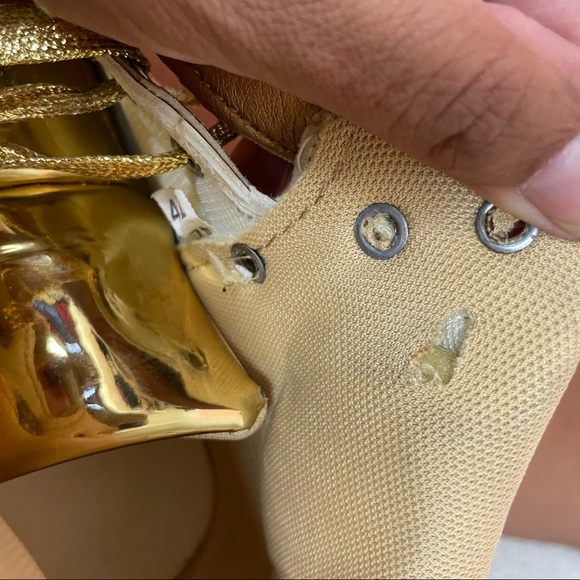 Shoes Bling Shiny Gold High Top Sneaker Tennis Shoe 1 Poshmark